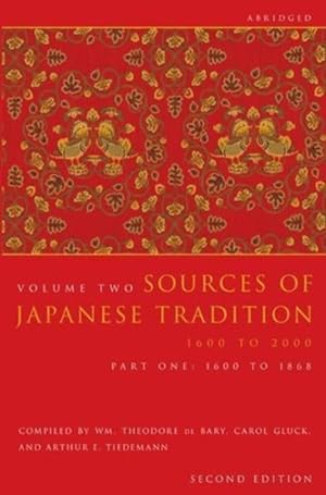 Imagen del vendedor de Sources of Japanese Tradition : 1600 to 2000 a la venta por GreatBookPrices