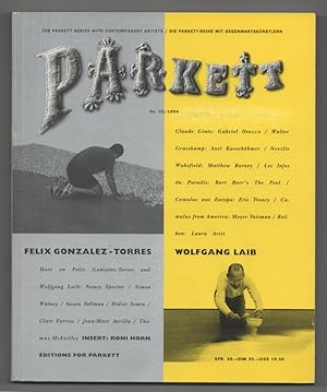 Seller image for Parkett 39 for sale by Jeff Hirsch Books, ABAA