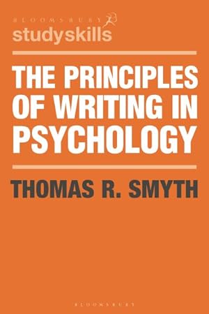 Bild des Verkufers fr Principles Of Writing In Psychology zum Verkauf von GreatBookPrices