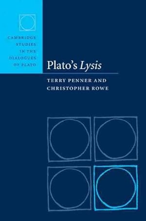 Bild des Verkufers fr Plato's Lysis zum Verkauf von GreatBookPrices