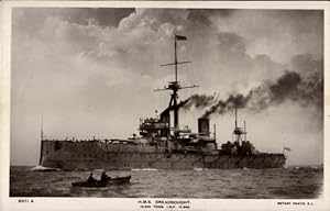 Ansichtskarte / Postkarte Britisches Kriegsschiff, HMS Dreadnought