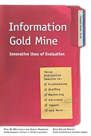 Bild des Verkufers fr Information Gold Mine : Innovative Uses of Evaluation zum Verkauf von GreatBookPricesUK