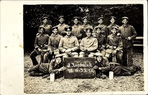 Foto Ansichtskarte / Postkarte Deutsche Soldaten in Uniformen, 8. Korporalschaft 15. Inf. Rgt, 1....