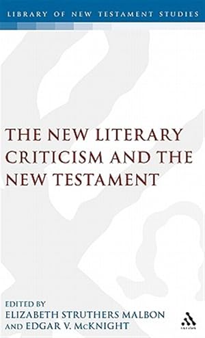 Bild des Verkufers fr New Literary Criticism and the New Testament zum Verkauf von GreatBookPricesUK