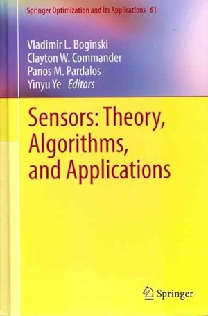 Seller image for Sensors : Theory, Algorithms, and Applications for sale by GreatBookPricesUK