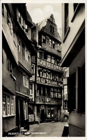 Ansichtskarte / Postkarte Frankfurt am Main, Goldhutgasse