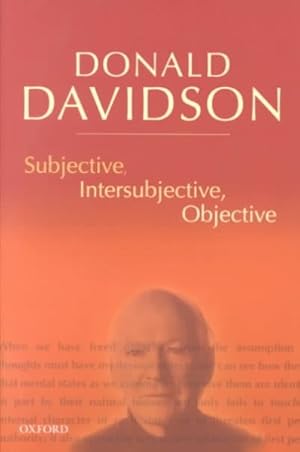 Immagine del venditore per Subjective, Intersubjective, Objective venduto da GreatBookPricesUK