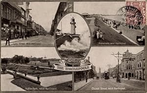 Ansichtskarte / Postkarte Hartlepool Durham England, Lynn Street, Promenade, öffentlicher Park, C...