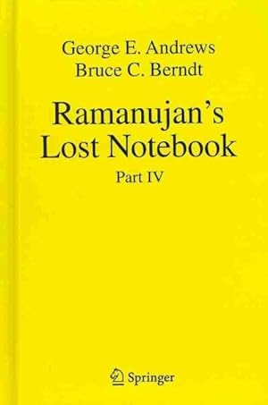Seller image for Ramanujan's Lost Notebook : Part IV for sale by GreatBookPrices