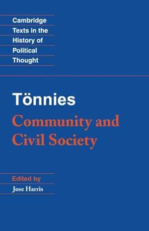 Imagen del vendedor de Community and Civil Society a la venta por GreatBookPrices