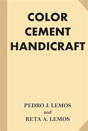 Image du vendeur pour Color Cement Handicraft mis en vente par GreatBookPrices