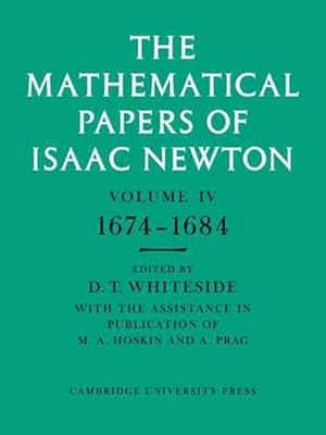 Bild des Verkufers fr Mathematical Papers of Isaac Newton zum Verkauf von GreatBookPrices