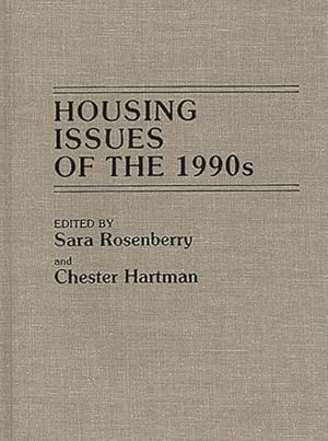 Bild des Verkufers fr Housing Issues of the 1990's zum Verkauf von GreatBookPrices