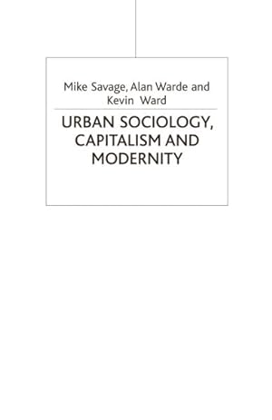 Seller image for Urban Sociology, Capitalism and Modernity for sale by GreatBookPrices