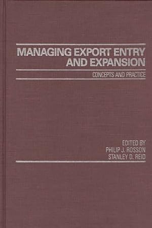 Seller image for Managing Export Entry and Expansion : Concepts and Practice for sale by GreatBookPricesUK