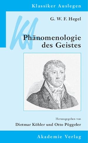 Seller image for G. W. F. Hegel : Phnomenologie Des Geistes -Language: german for sale by GreatBookPrices