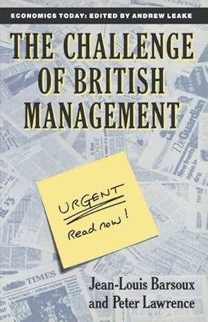 Immagine del venditore per Challenge of British Management venduto da GreatBookPricesUK