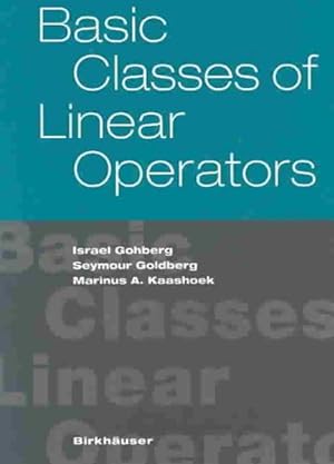 Seller image for Basic Classes of Linear Operators for sale by GreatBookPricesUK