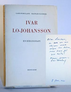 Seller image for Ivar Lo-Johansson i trycksvrtans ljus. En bibliografi 23 februari 1961. Sammanstlld och kommenterad av Lars Furuland och Ragnar Oldberg. for sale by Patrik Andersson, Antikvariat.