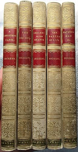 Seller image for The Christmas Books : A Christmas Carol, The Chimes, The Cricket on the Hearth, The Battle of Life and The Haunted Man for sale by Jonathan Frost Rare Books Limited