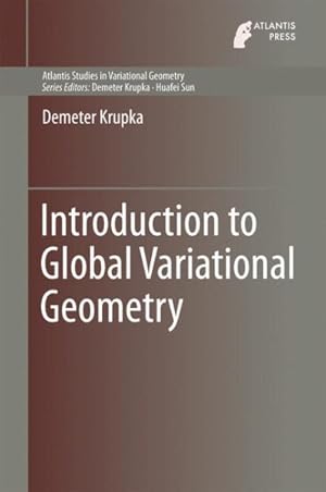 Imagen del vendedor de Introduction to Global Variational Geometry a la venta por GreatBookPrices