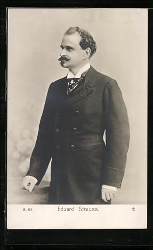 Ansichtskarte Portrait Eduard Strauss