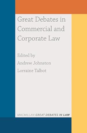 Seller image for Great Debates in Commercial and Corporate Law for sale by GreatBookPrices