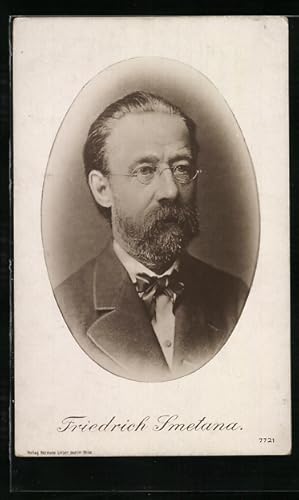 Ansichtskarte Portrait Friedrich Smetana