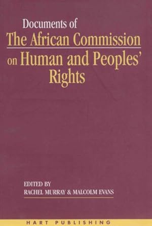 Immagine del venditore per Documents of the African Commission on Human and Peoples' Rights venduto da GreatBookPrices