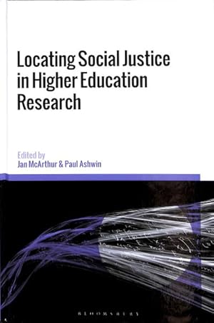 Bild des Verkufers fr Locating Social Justice in Higher Education Research zum Verkauf von GreatBookPrices