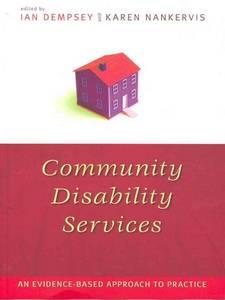 Imagen del vendedor de Community Disability Services a la venta por GreatBookPricesUK