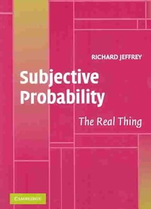 Immagine del venditore per Subjective Probability : The Real Thing venduto da GreatBookPricesUK