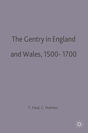 Immagine del venditore per Gentry in England and Wales 1500-1700 venduto da GreatBookPrices