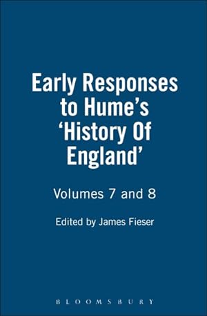 Image du vendeur pour Early Responses To Hume's History Of England mis en vente par GreatBookPrices
