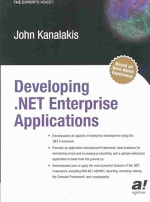 Imagen del vendedor de Developing .Net Enterprise Applications a la venta por GreatBookPrices