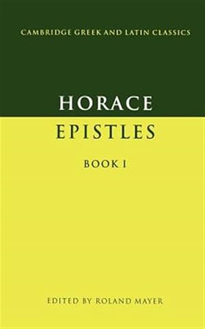 Imagen del vendedor de Horace, Epistles Book I -Language: Latin a la venta por GreatBookPricesUK