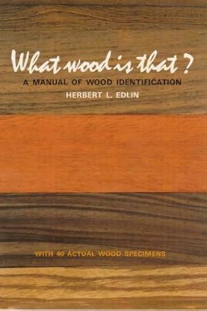 Immagine del venditore per What Wood is That? A Manual of Wood Identification venduto da WeBuyBooks