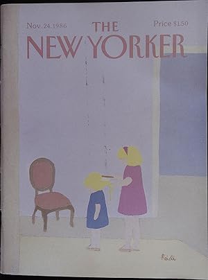 The New Yorker November 24, 1986 Heidi Goenmel Cover, Complete Magazine