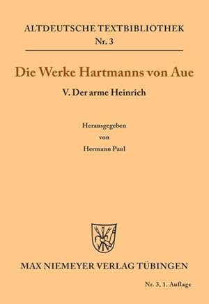 Imagen del vendedor de Der Arme Heinrich -Language: german a la venta por GreatBookPrices