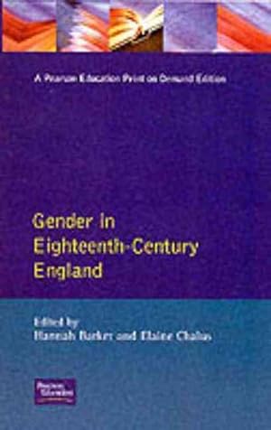 Seller image for Gender in Eighteenth-Century England : Roles, Representations and Responsibilities for sale by GreatBookPrices