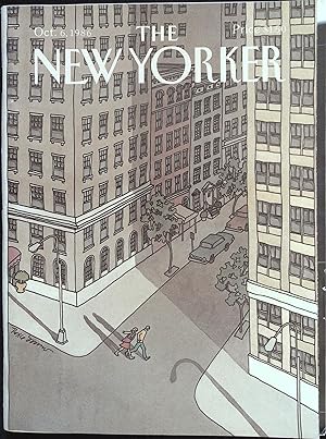 The New Yorker October 6, 1986 Roxie Munro Cover, Complete Magazine