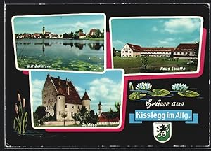 Ansichtskarte Kisslegg im Allgäu, Zellersee, Haus Loretto und Schloss