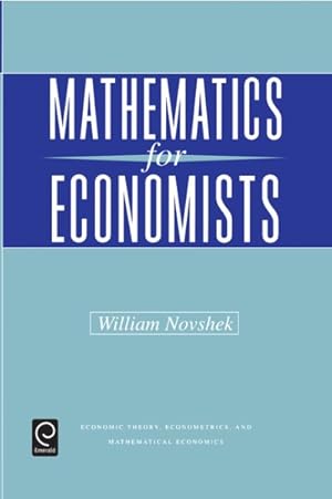 Seller image for Mathematics for Economists for sale by GreatBookPrices