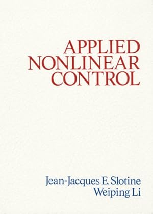Imagen del vendedor de Applied Nonlinear Control a la venta por GreatBookPricesUK