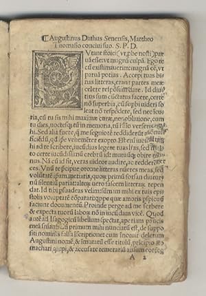 (Augustini Dathi scribe Senensis Elegantiolae in pristinum statum redacte. Contraque vulgatam mul...