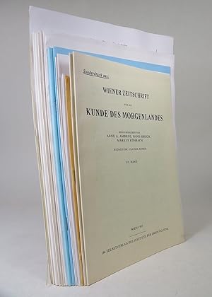 Bild des Verkufers fr Karl Jansen-Winkeln: Collection of 20 Offprints in Egyptology. Various Publications, i.e. Wiener Zeitschrift frt die Kunde des Morgenlandes; Gttinger Miszellen; Orientalia; Studies zur Altgyptischen Kultuur; Zeitschrift fr gyptische Sprache und Altertumskunde ZS; Die Welt des Orients. [LOT OF 20 ITEMS]. zum Verkauf von Librarium of The Hague