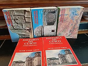 Seller image for HISTORIA DEL CUSCO INCAICO. (Tomos I, II, III), HISTORIA DEL CUSCO COLONIAL II volumen primero y segundo. for sale by Librera J. Cintas