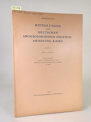 Les Empreintes Magiques de Gizeh et les Morts Dangereux. (Mitteilungen des Deutschen Archäologisc...