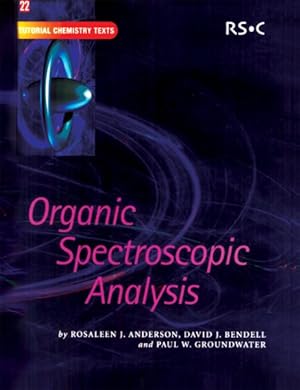 Bild des Verkufers fr Organic Spectroscopic Analysis zum Verkauf von GreatBookPrices