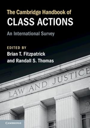 Imagen del vendedor de Cambridge Handbook of Class Actions : An International Survey a la venta por GreatBookPrices